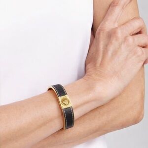 LOEWE Leather Belt Bangle Bracelet Cuff